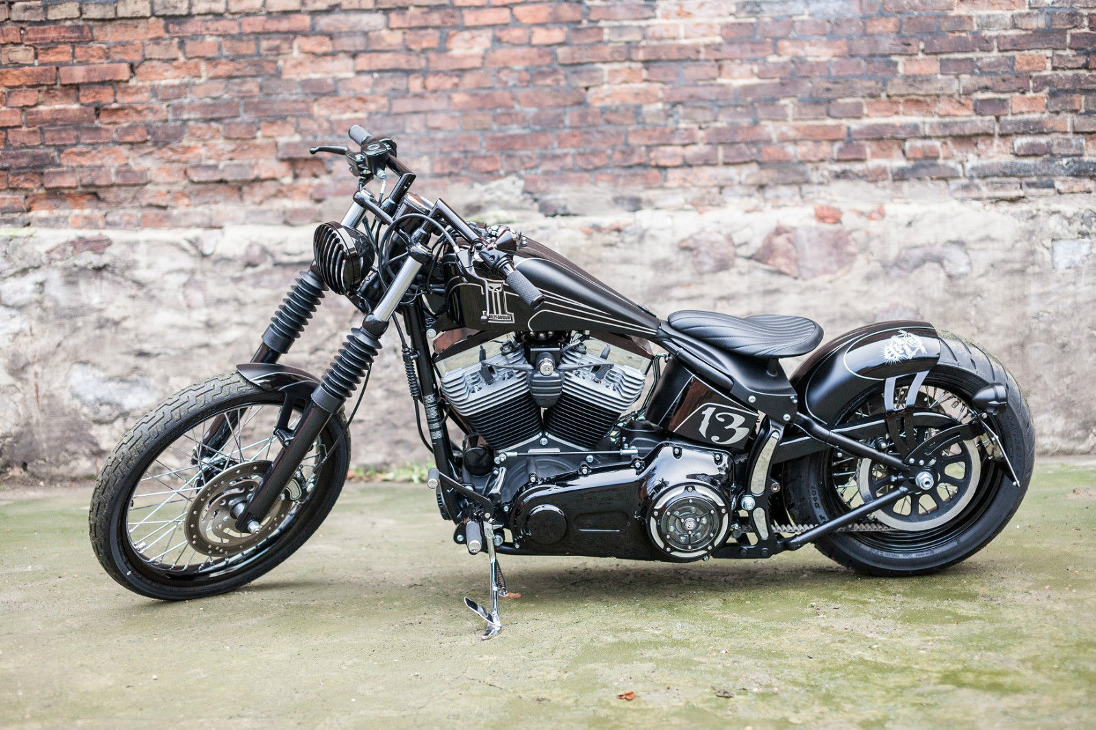 Hell Kustom Harley Davidson Softail By Nine Hills Motorcycles