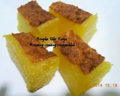 Resepi bingka ubi kukus mudah