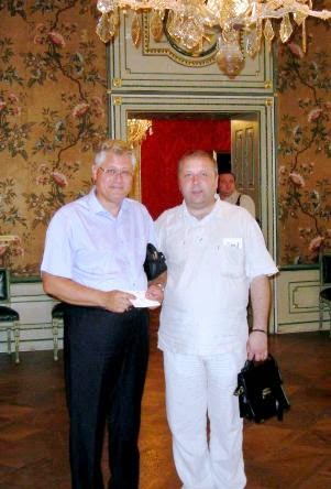 Sibiu, 6 august 2009 - La Muzeul Brukenthal alături de secretarul de stat al Culturii, Vasile Timiș