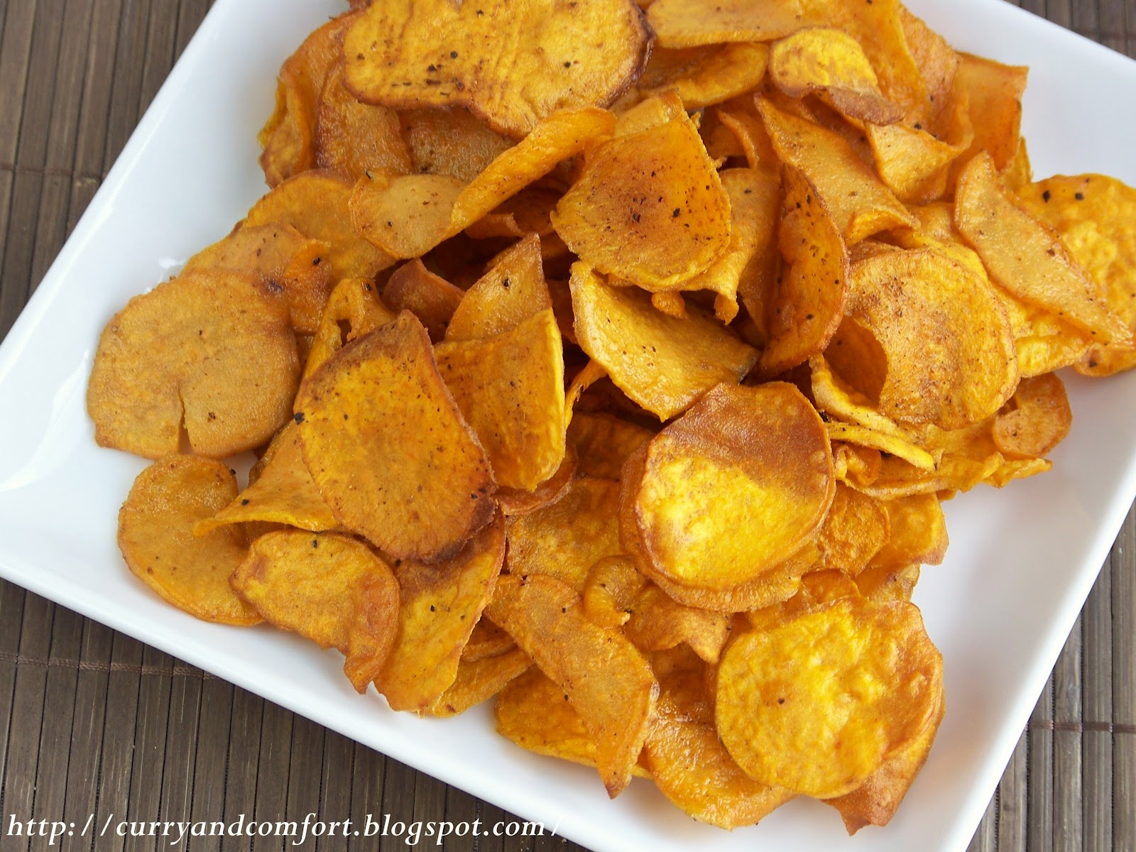 Kitchen Simmer Spicy Sweet Potato Chips