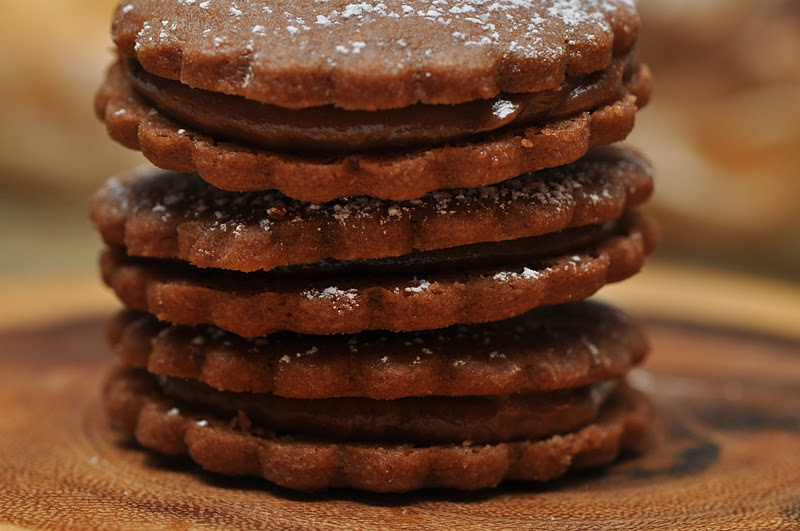 Chocolate Sandwich Cookies with Milk Chocolate Filling The Modern