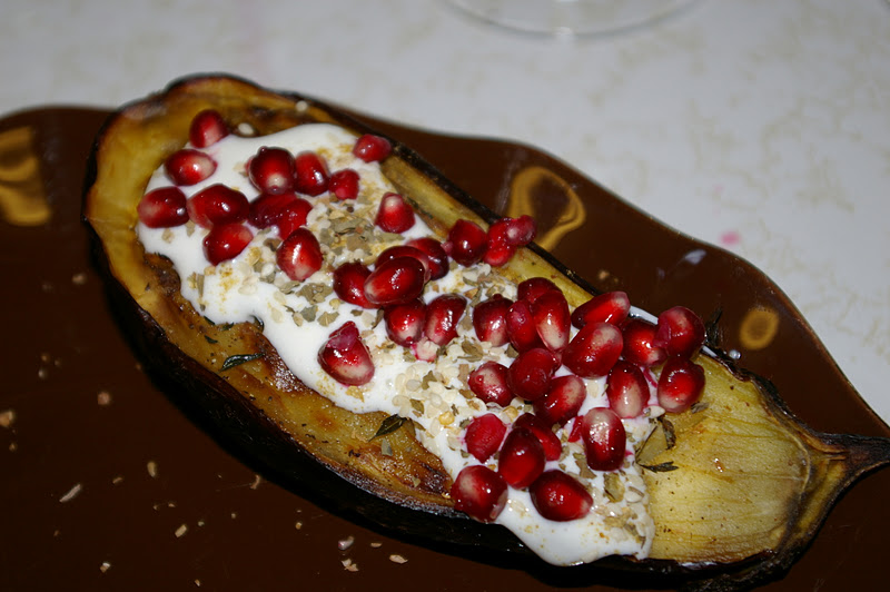 Snacks and Desserts Eggplant with Buttermilk Sauce
