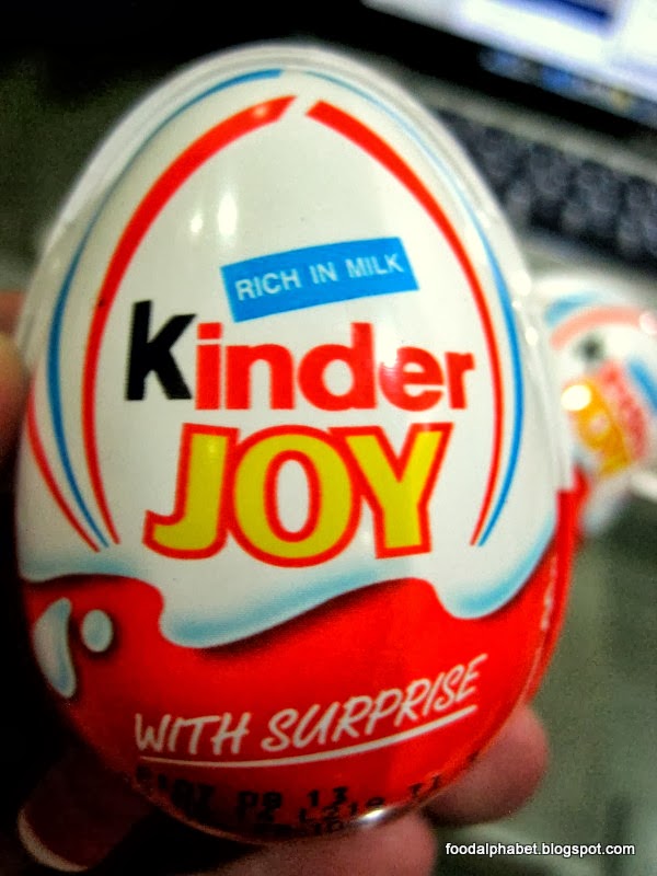 The Food Alphabet and More Surprise in an egg shell.. Kinder Joy!