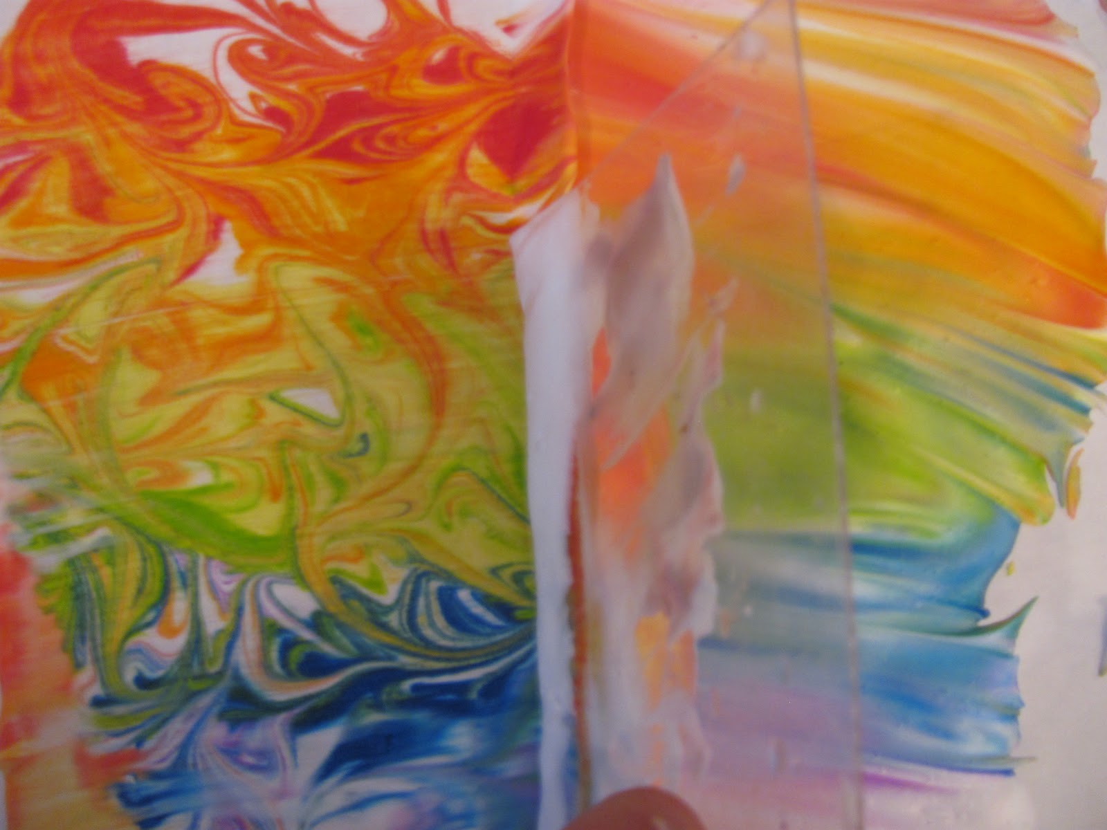 The Chocolate Muffin Tree Shaving Cream Marbled Rainbows