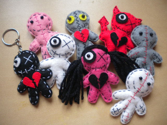 muñecos fieltro personalizados