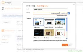 Cara Membuat Blog di Blogger Gratis Terbaru Cara Membuat Blog di Blogger Gratis Terbaru