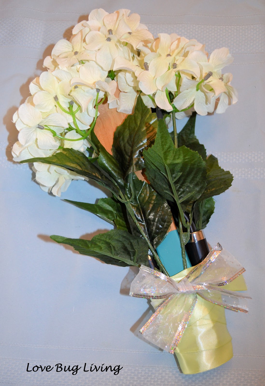 Love Bug Living Wedding Shower Kitchen Utensil Bouquet & Holder