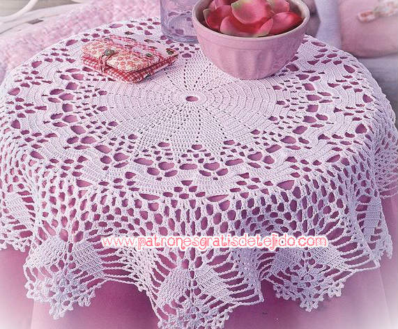 17 patrones de carpetas crochet | Crochet y Dos agujas - Patrones de tejido