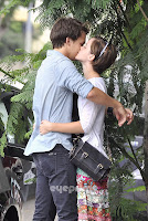 Emma Watson Kissing Johnny Simmons
