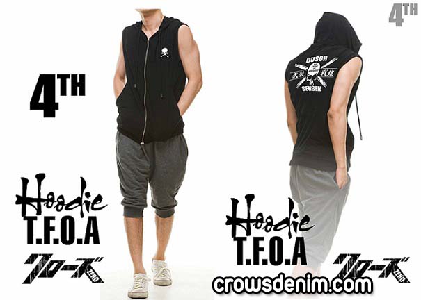 Crows Denim Crows Zero Hooded Sweater Tfoa 4th crows denim crows zero hooded sweater tfoa 4th