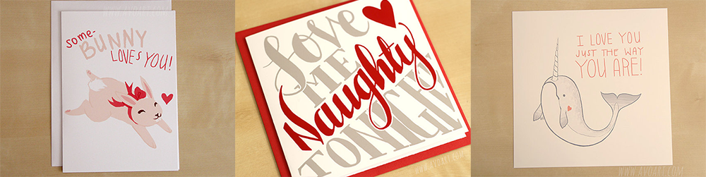 AvoArt Valentine's Day Cards