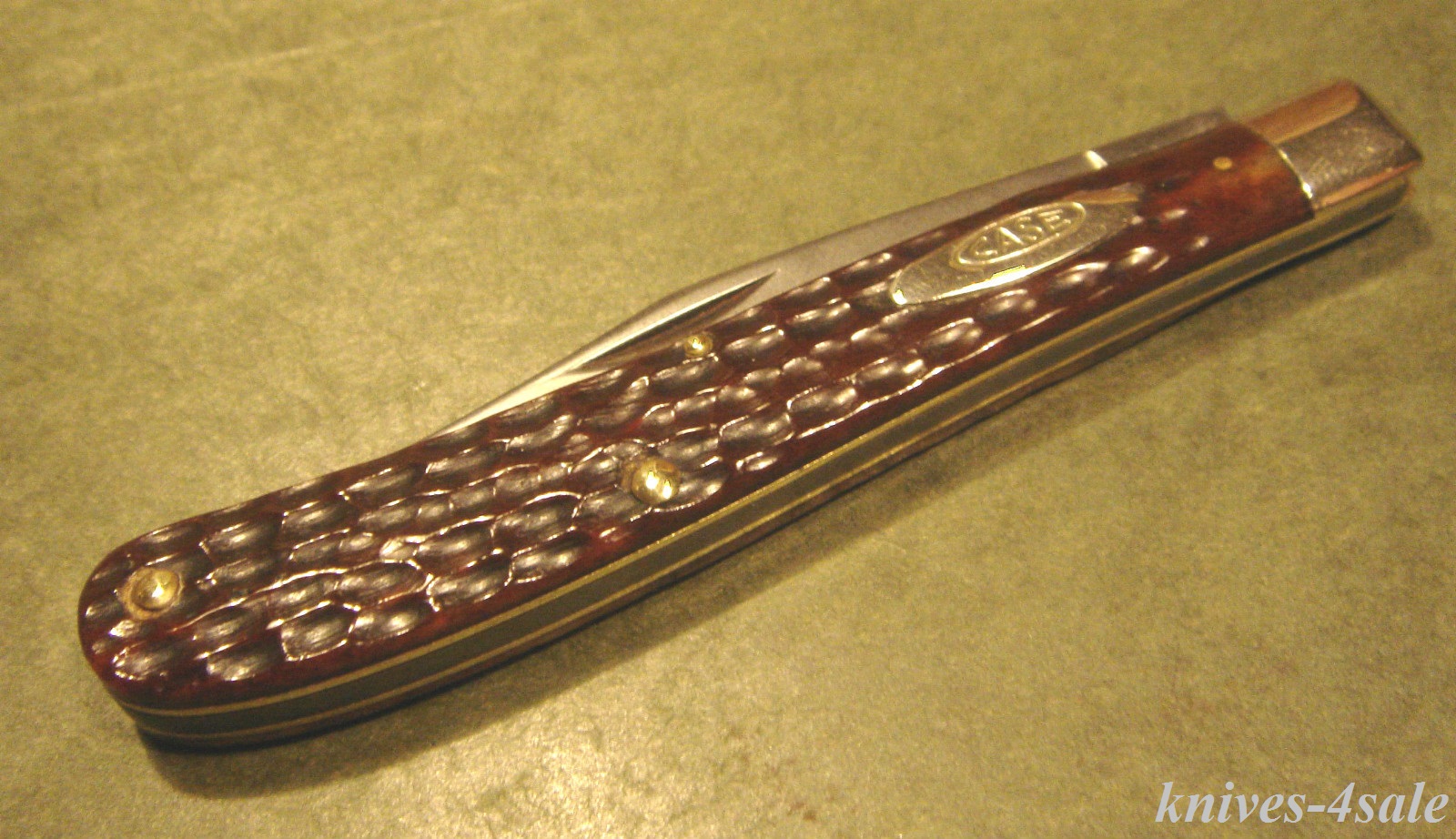 knives4sale Antique Case XX 61048 194064 Slimline Farmers Trapper