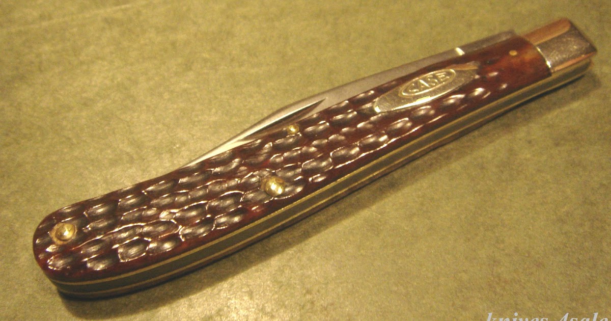 knives4sale Antique Case XX 61048 194064 Slimline Farmers Trapper