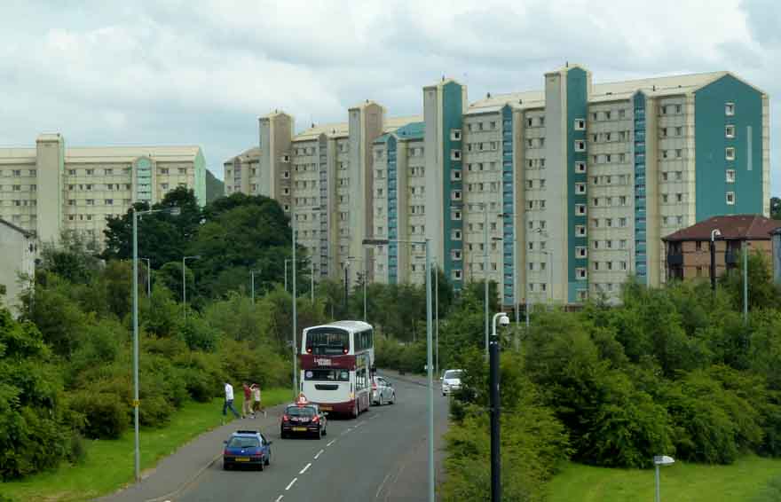 Alex and Bob`s Blue Sky Scotland: Water Of Leith Walkway.Dean Village