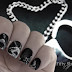 Fifty Shades of Grey Nail Art