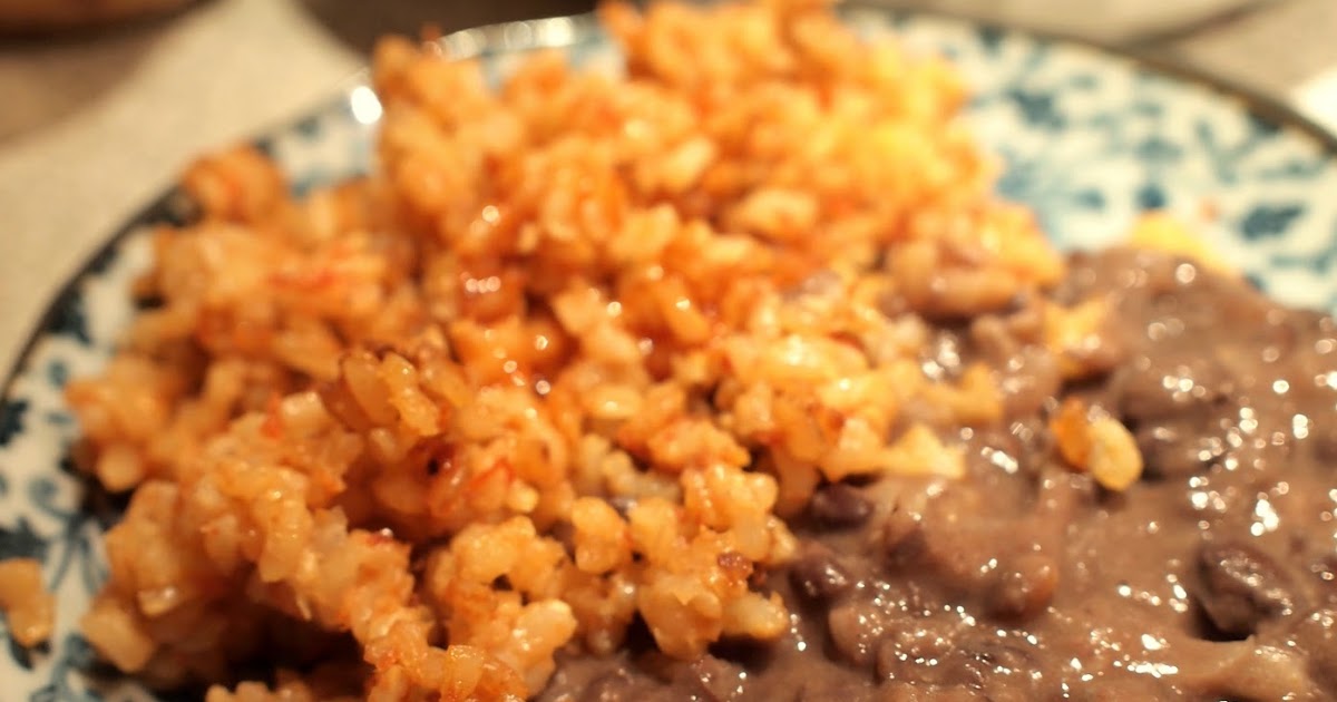 Renae's Adventures Refried Black Beans and Spanish Rice