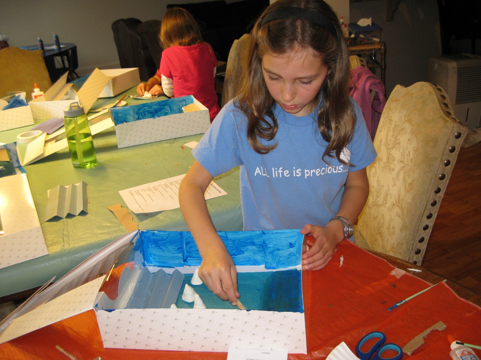 Solagratiamom Week 18 Ocean Floor Project /Groundhog Day!