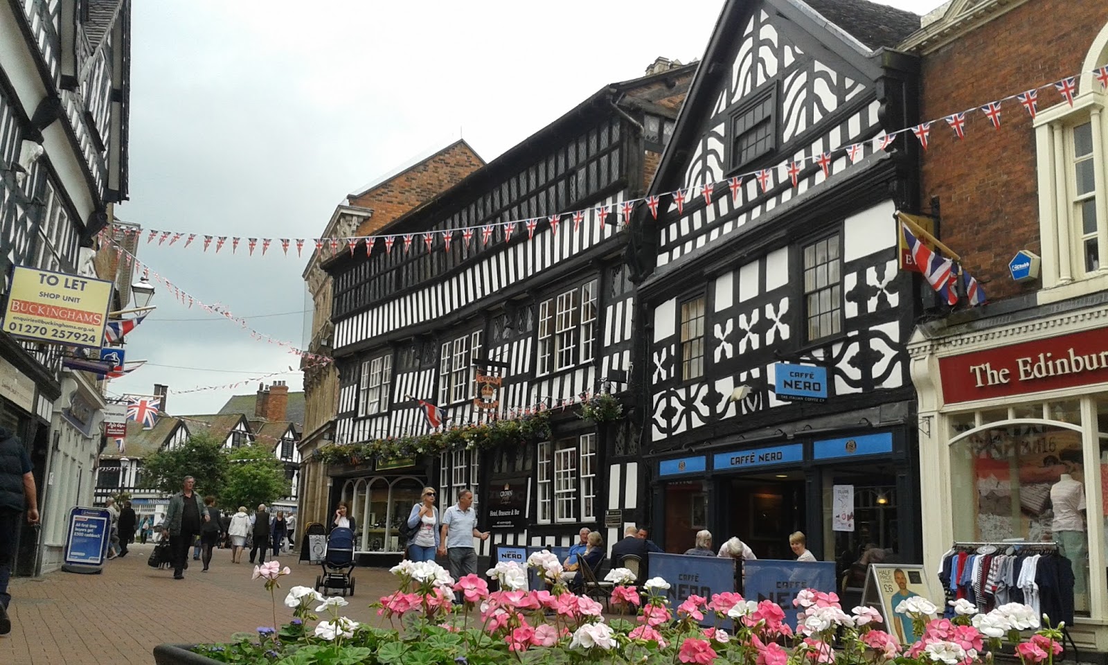 Just one of the many lovely buildings in the town of Nantwich. Nantwich
