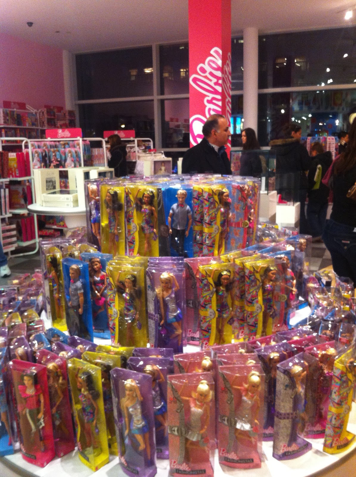 Saturday Morning Toyz BARBIE TONNER DOLL SECTION AT FAO SCHWARZ NYC