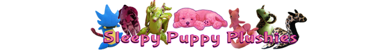 Sleepy Puppy Plushies