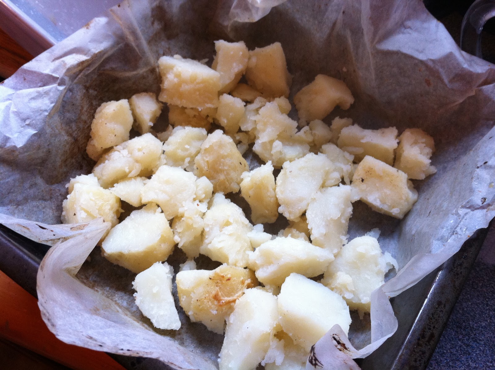 Craving Fresh Creamy potato chunks recipe