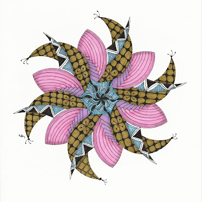 Don't Eat the Paste: Mandala design to color 12-04-11