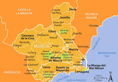 Murcia mapa Murcia mapa