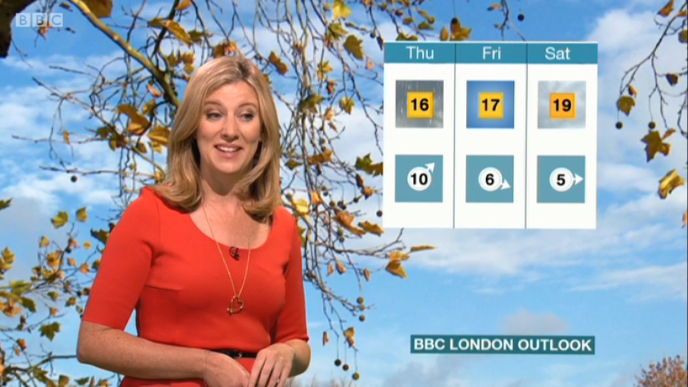 UK Regional News Caps Sara Thornton BBC London Weather
