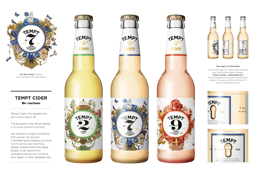 Tempt Cider Packaging Of The World