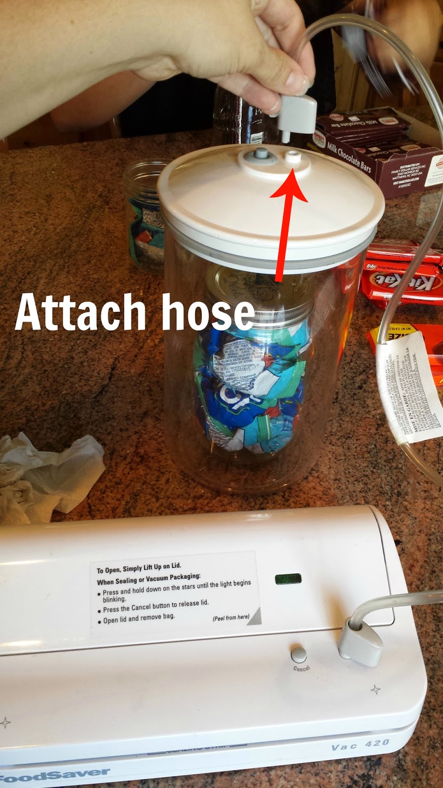 PREPARE TODAY Using the FoodSaver to Seal Dry Goods