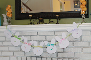 Easter garland Easter mantle
