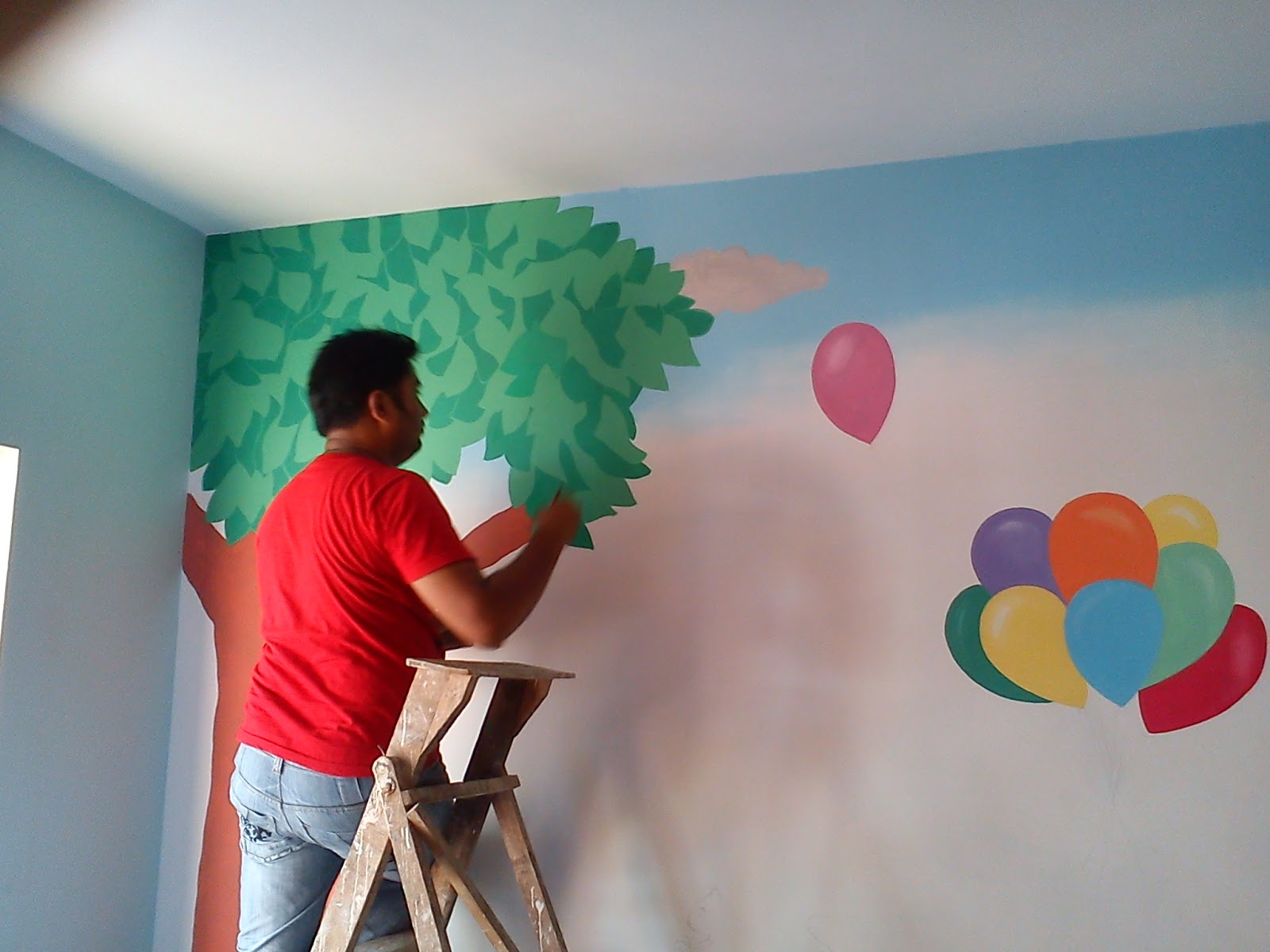 Pre School Clroom Cartoon Painting Kandivali