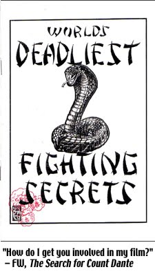 World's Deadliest Fighting Secrets By Count Dante - KFG Bootleg Reprint Edition (2007)