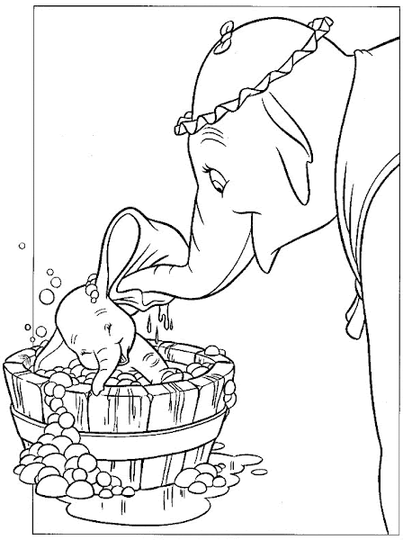 Dumbo Coloring Pages Printable