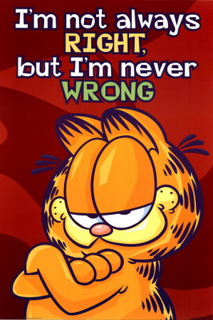 Garfield Being Lazy