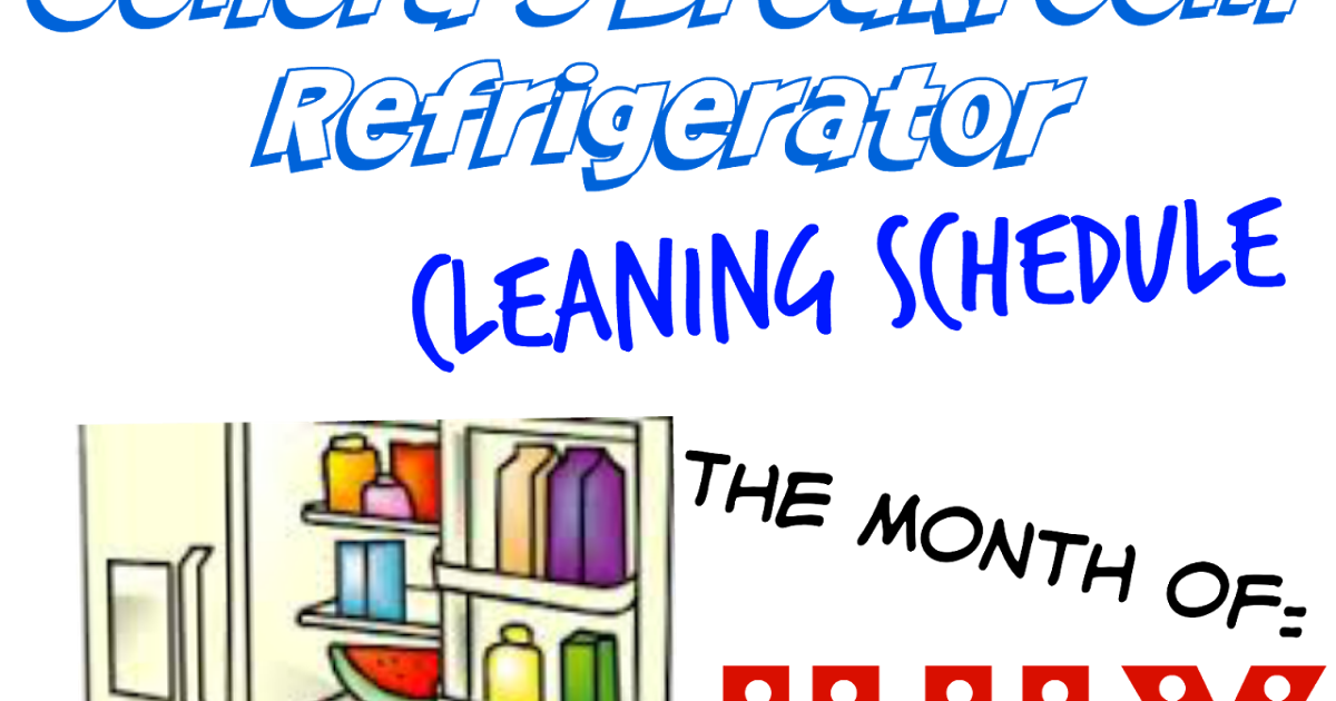 Genera Solutions Blog Refrigerator Cleaning Schedule July