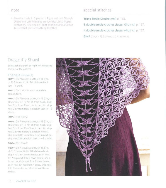 Сирень крючком шали крючком в с рецептами