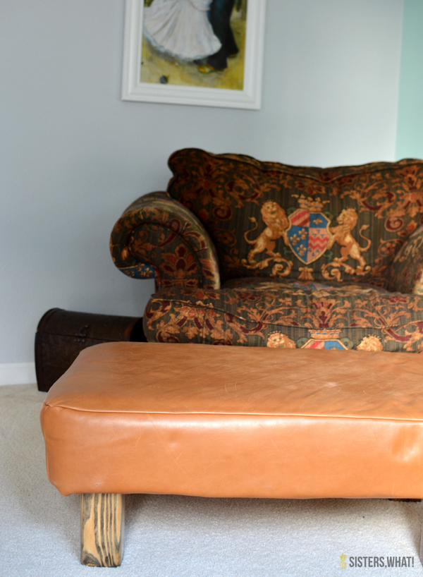 how to build a leather ottoman easy