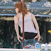 Emma Stone - Wearing a Bikini at a Pool in Brazil Feb 05 2012