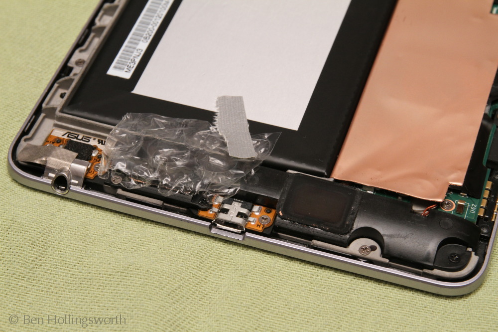 Prairie Rim Tech Fixing a crackling speaker on a Nexus 7
