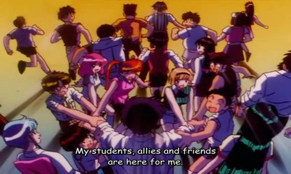Hell Teacher Nube episode 47 about Teacher Nube versus the god of poverty and having friends to be always there for him