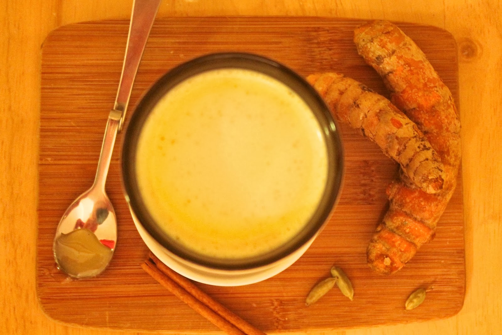 Savory Moments Spiced turmeric milk