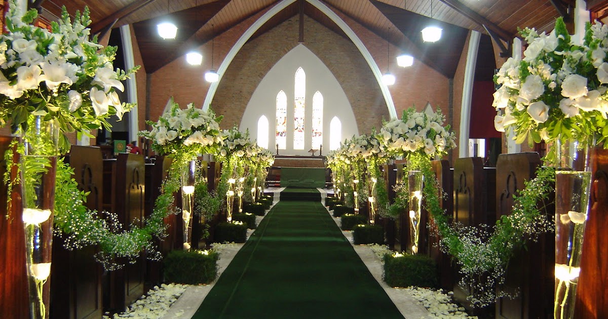 COMO DECORAR IGLESIA PARA BODA CHURCH WEDDING DECORATIONS : Ideas para la  Decoración de un Matrimonio Boda