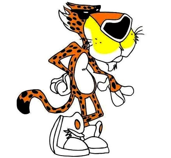 Free coloring pages of chester cheetah