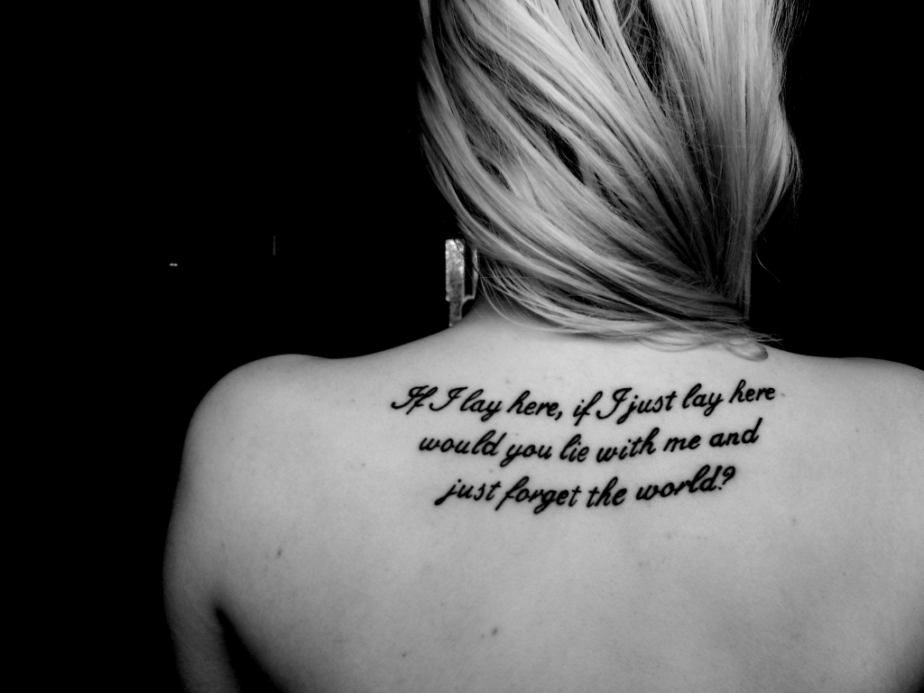 Girly Quotes Tattoos Tumblr