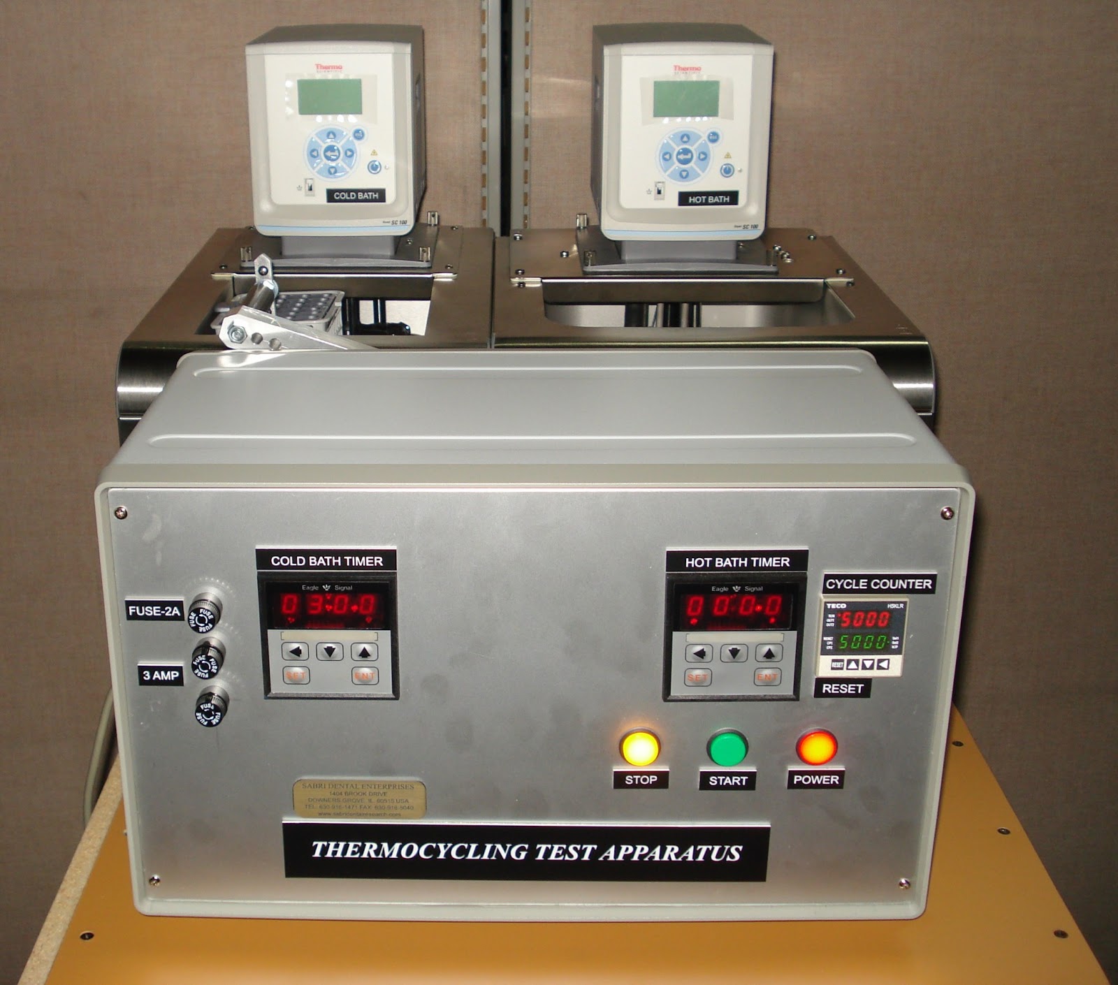 Sabri Dental Enterprises Inc. ThermoCycling Testing Instrument with