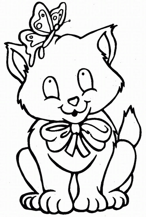 For Kids Coloring Pages Cats >> Disney Coloring Pages