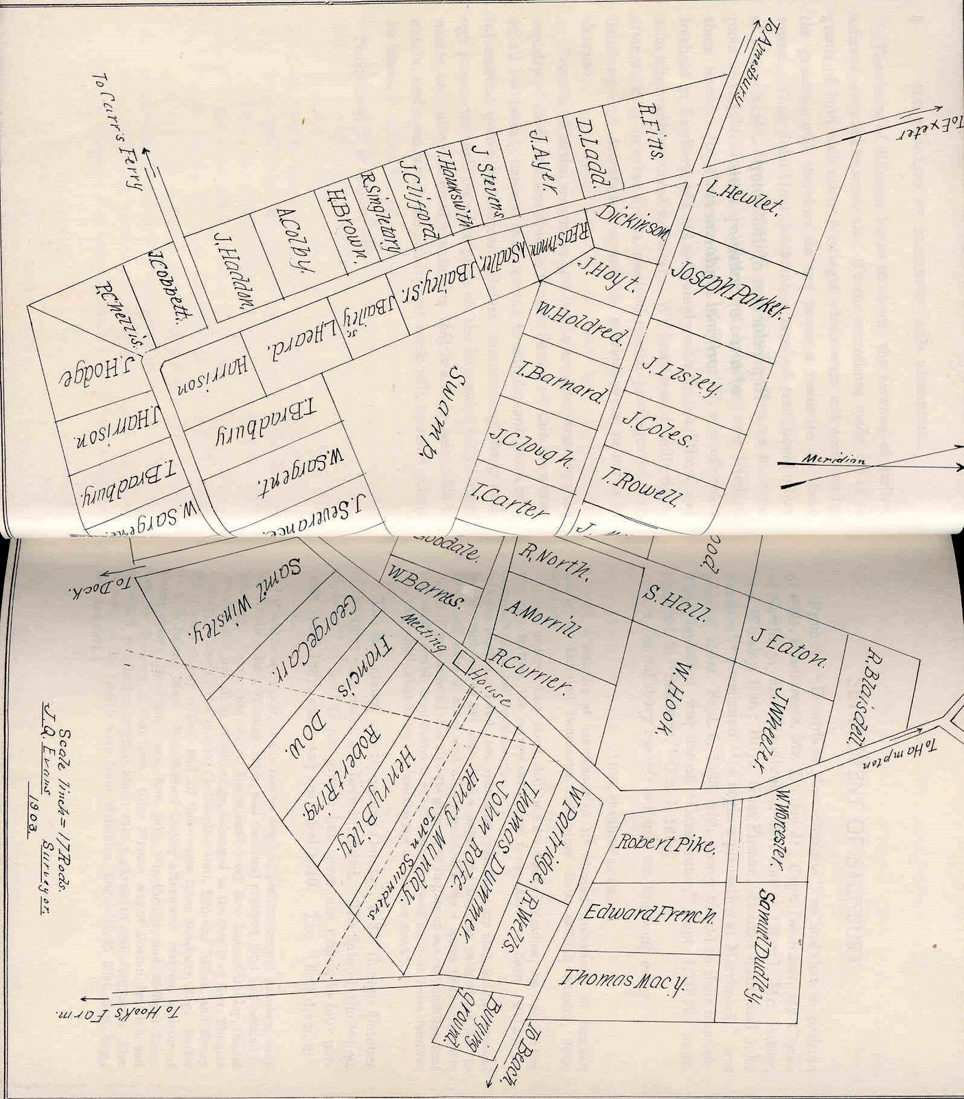 The Family Connection Salisbury, Massachusetts plat map 1639