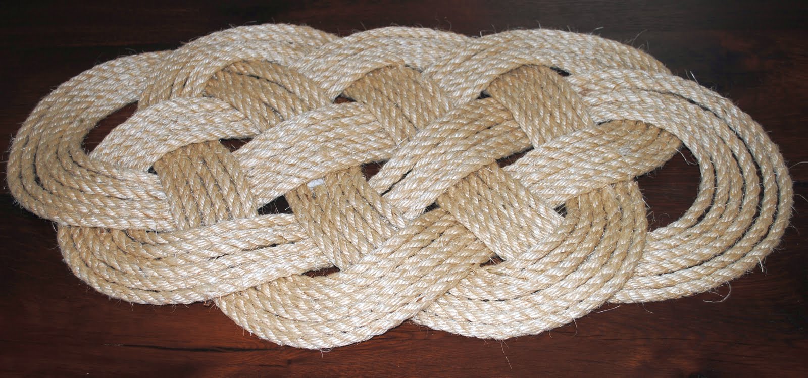 CUrchin Knot Ocean Plait Rope Door Mat