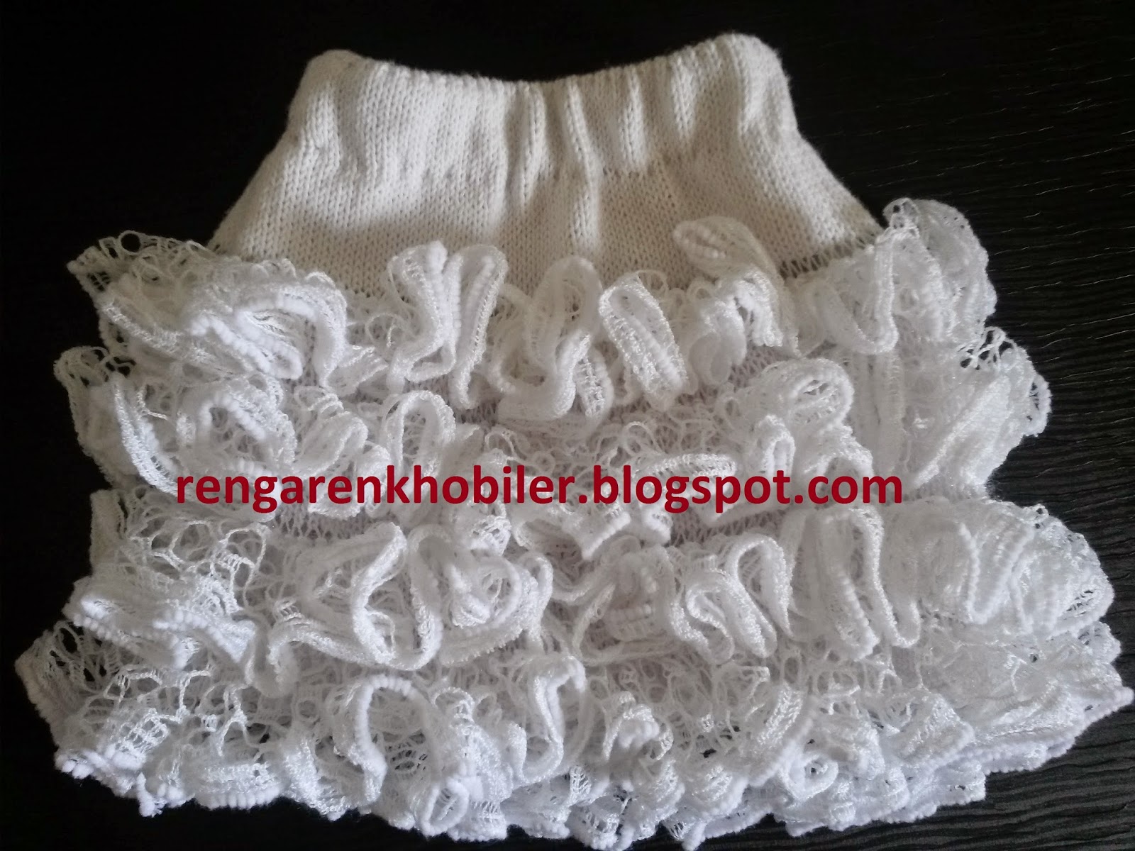 Dantelli Çocuk Eteği Yapılışı Dantelli Çocuk Eteği Yapılışı